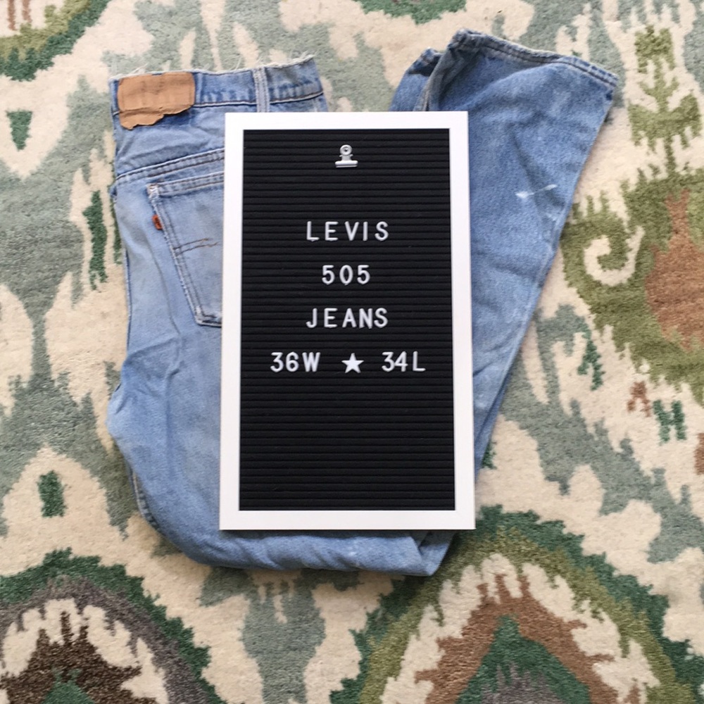 Levi’s 505 Jeans 36x 34